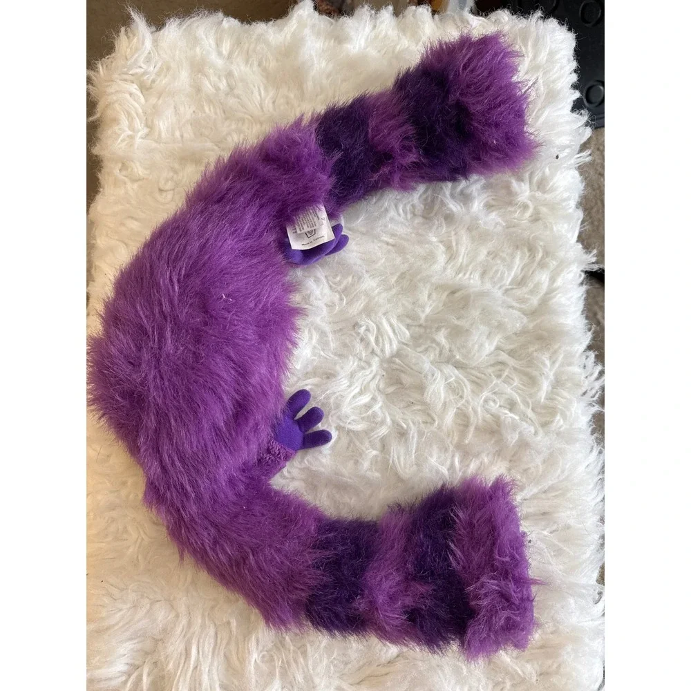 Disney Store Monsters University Art Plush Purple Striped 14 Inch Oozma Kappa